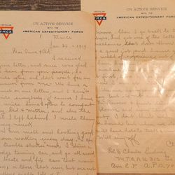 1919 American Soldier's Letter from France (Transcribed) 