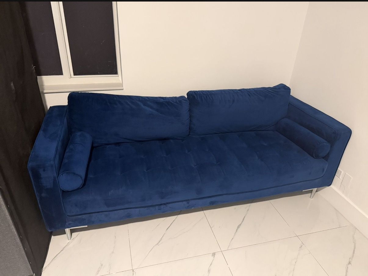 Couch /Sofa The Modani Bloom 3-Seater Sofa in Blue