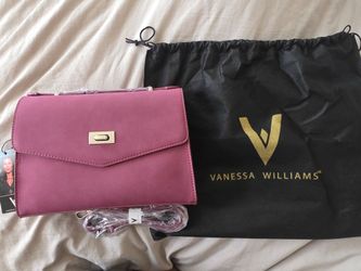 Suede Crossbody bag by Vanessa Williams NWT