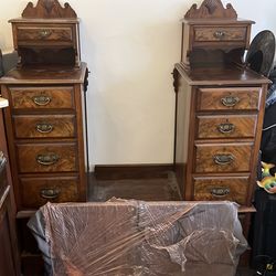 Antique dresser with mirror
