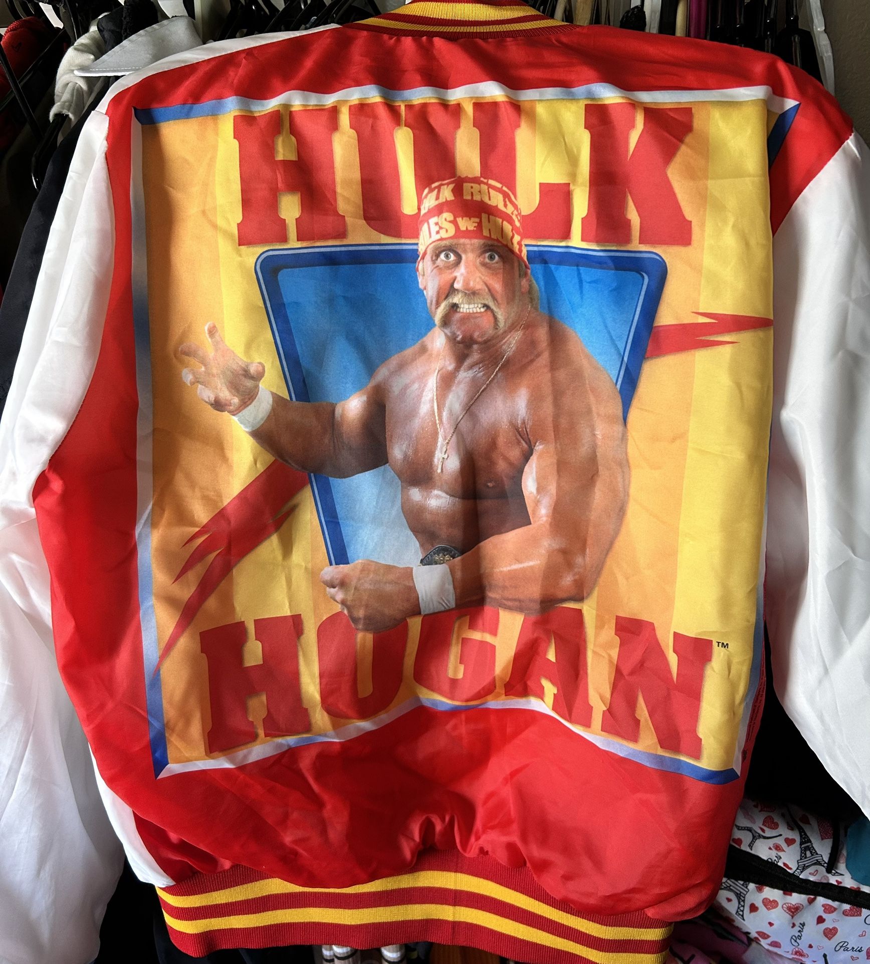 90s Vintage Hulk Hogan WWF Jacket