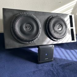 12”Massive Audio Gt124 Ported box & Alpine Mrv-M500 Amplifier Super Clean Set Up And Loud 