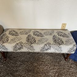 Floral Bench And Felt Storage Container