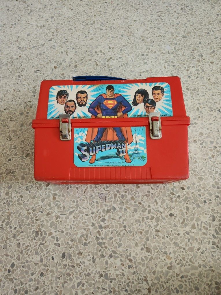 Vintage Superman 1980 Lunch Box