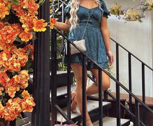 Green Romper Dress Size L