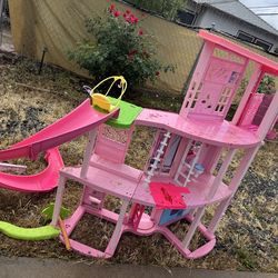 Used Barbie doll house