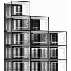 Plastic Shoe Boxes (12)