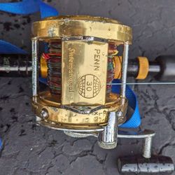 Penn 30 reel and rod combo with line Fishing Marine