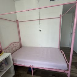 Pink Girl Bed W/ Mattress