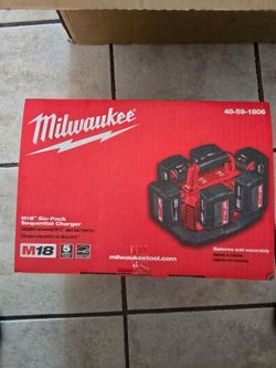 M18 18-Volt Lithium-Ion 6-Port Sequential Battery Charger