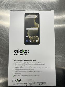 (76734) CRICKET OUTLAST 5G