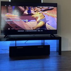 Modern LED 70 inch Long TV Stand with Storage Drawer 