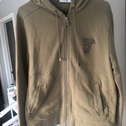 VERSACE COLLECTION Olive Green Hoodie