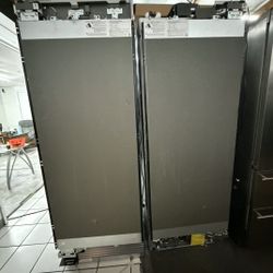 60" DACOR COLUMNS REFRIGERATOR AND FREEZER PANEL READY 