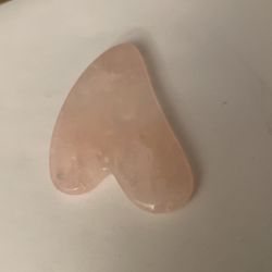Pink Rose Quartz Scraper Heart Therapy 