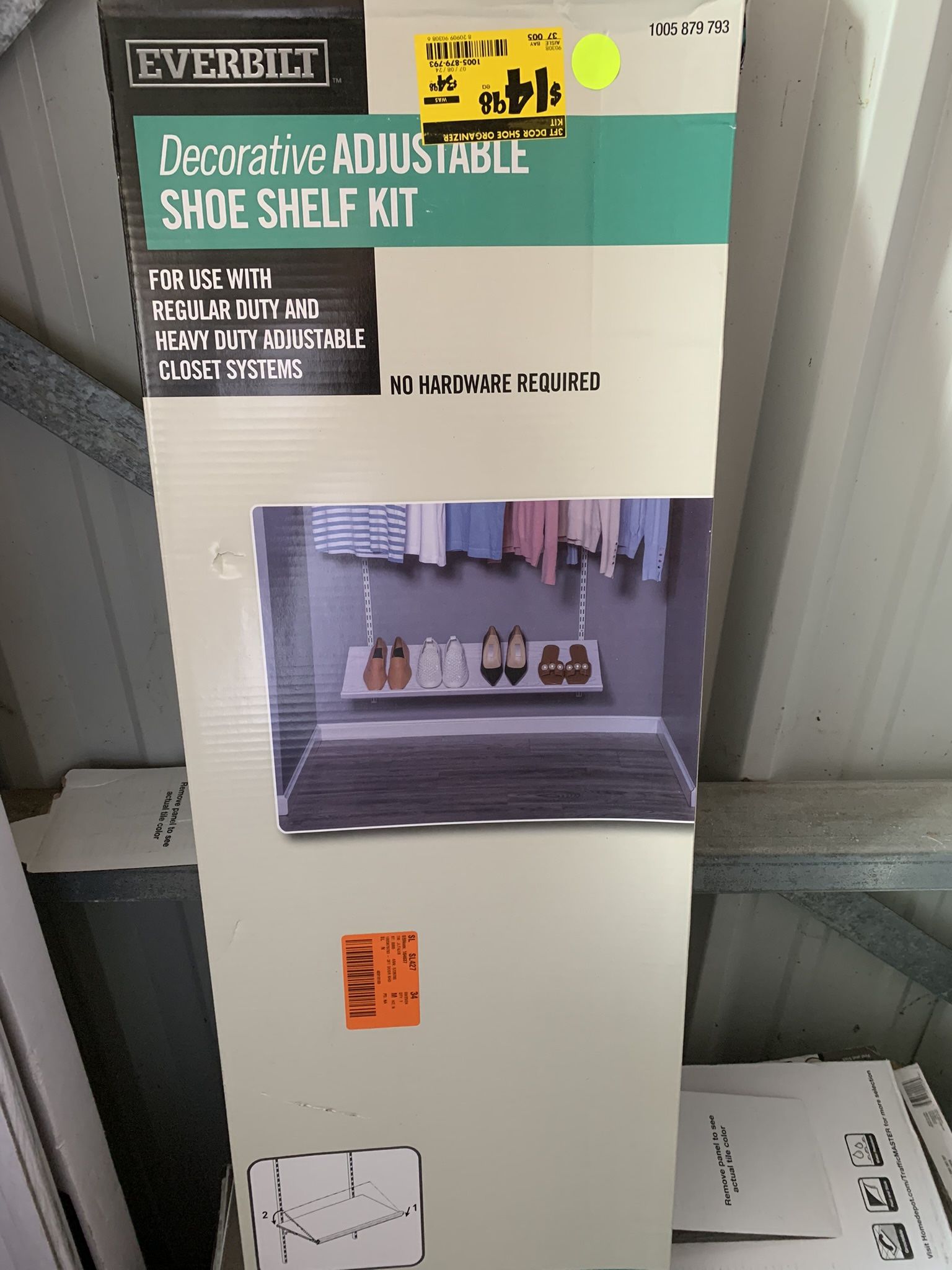 Adjustable Shoe Rack Kit
