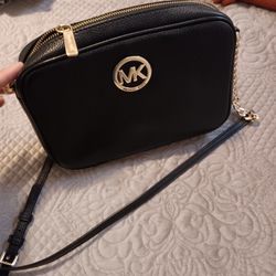 Michael Kors Leather Black Purse