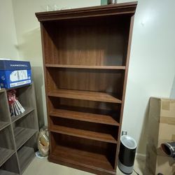 Tall Bookshelf W/Four Shelves