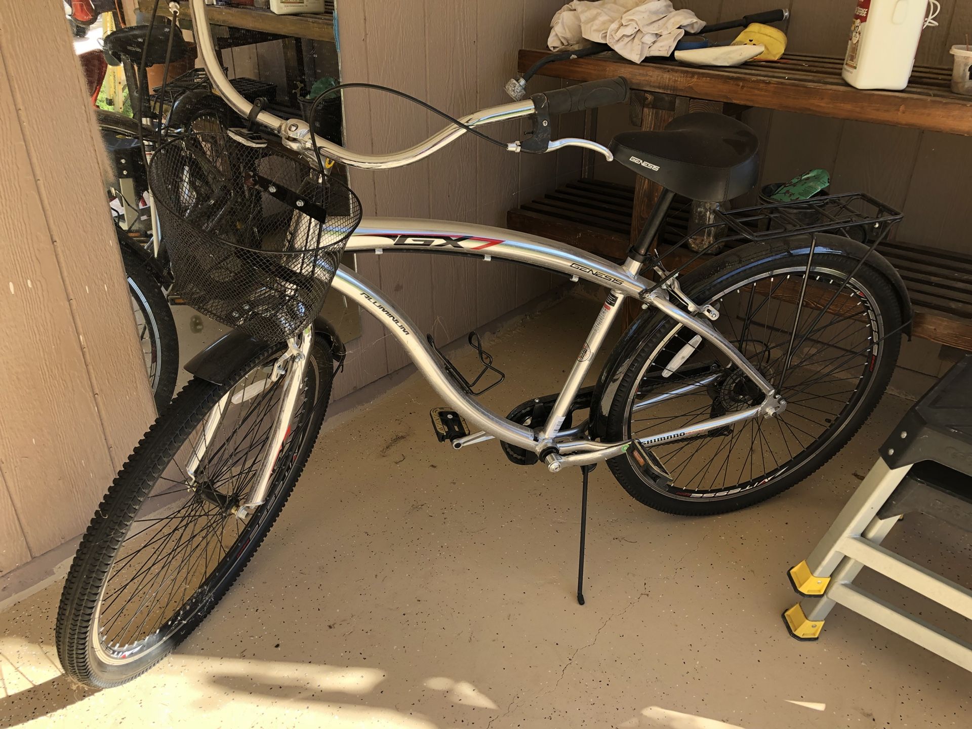 Genesis 29" Men's Gs7 Multi-speed Cruiser Bike Chrome