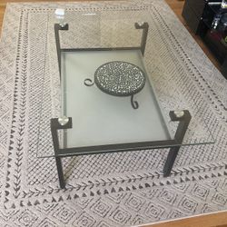 Rectangle Tempered Glass Coffee Table
