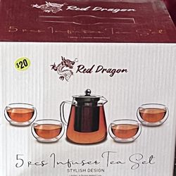 5-piece Tea Set - New