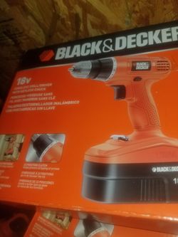 Black and decker 18 volt drill