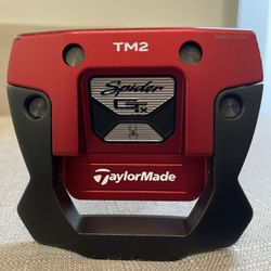 TaylorMade SPIDER  GTx Truss Center RED TM2 Putter Steel Shaft  