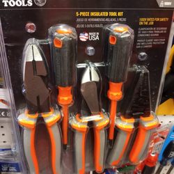 KLEIN TOOLS 5 - PIECE INSULATED TOOL KIT