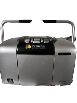 2 Epson PictureMate Personal Photo Printers – PM 225 & Deluxe 500 – Available Separately or Together