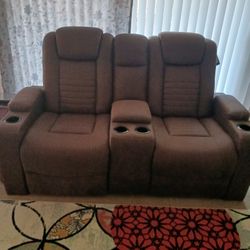 Powered Double Recliner Sofa