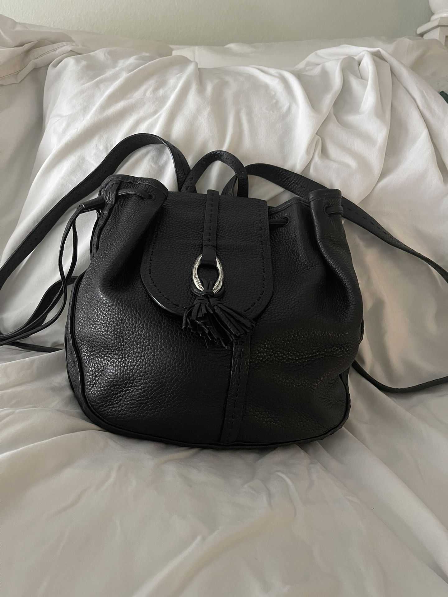 Brighton Leather Backpack Purse