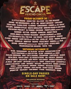 1x Escape VIP Friday only
