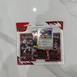 Pokemon Destined Rivals 3 pack blister