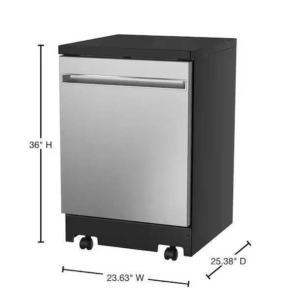 GE 24” Portable Dishwasher 