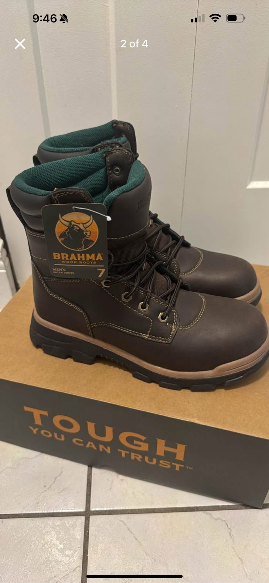 Work Boots Size 7