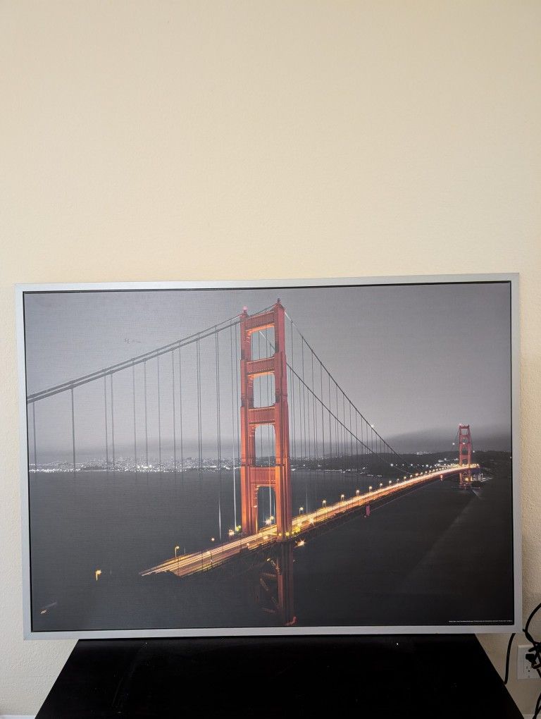 IKEA KLAMBY Golden Gate Bridge Framed Picture