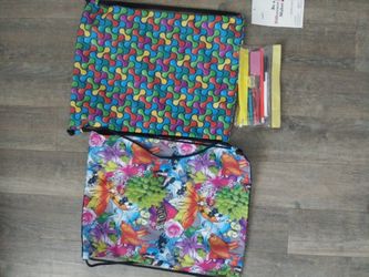 2 brand new drawstring bags