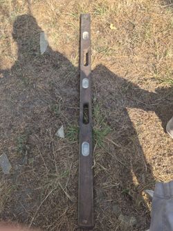 Vintage wooden level
