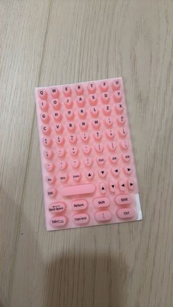 Raised Keyboard Stickers for Long Nails with Letters, Heart-Shaped adhesive