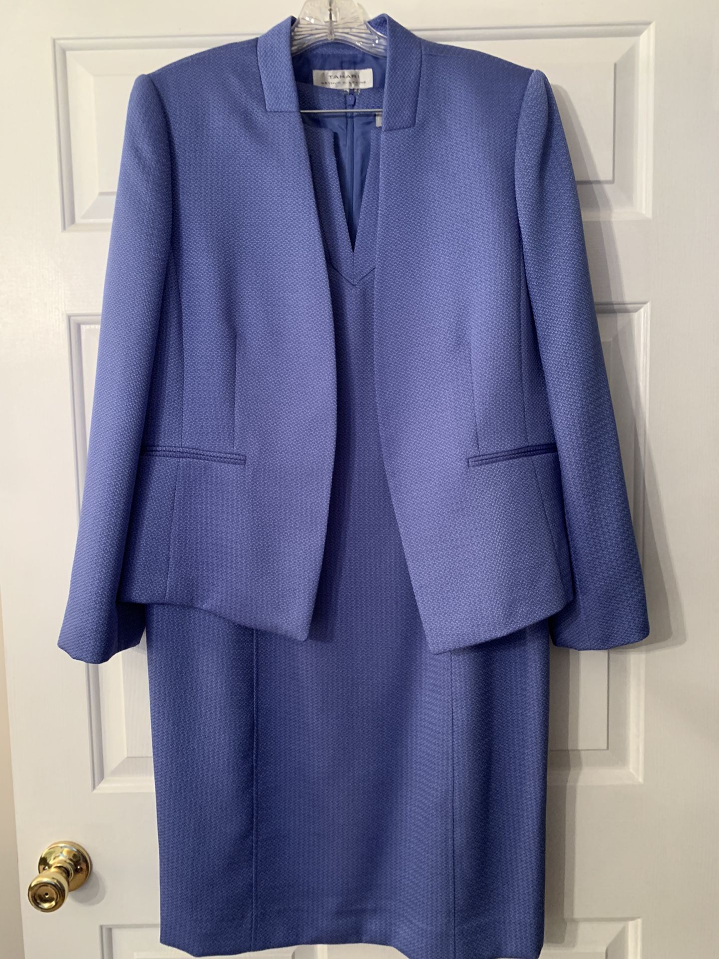 3pcs Tahari Dress Jacket Belt