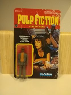 FUNKO X SUPER7 ReAction PULP FICTION Marsellus Wallace Figure VING RHAMES NIB
