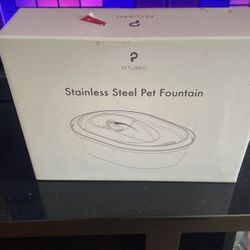 Stainless Steel Pet Fountain