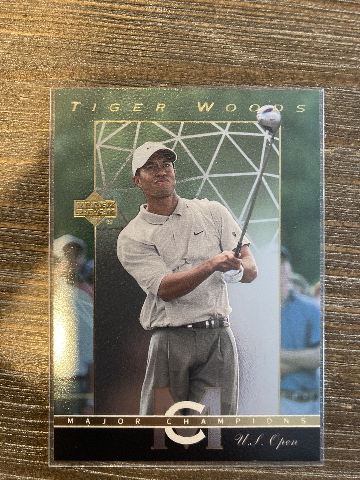 Tiger Woods Major Champion Us Open Card Upper Deck Rare