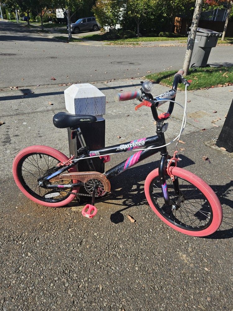 Kids Bike BMX Sparkles 18", Hand And Foot Brakes, 3-9 Years, Very Good Condition