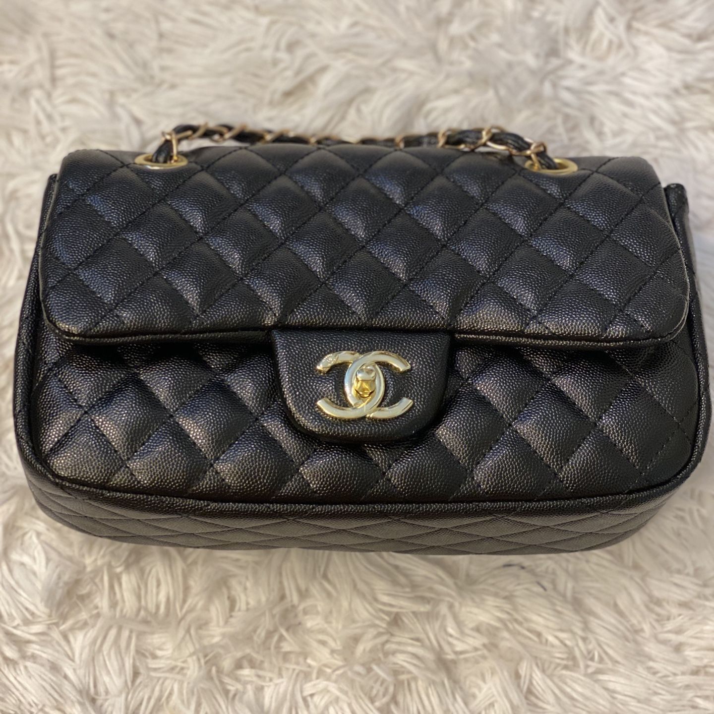Leather Logo Purse