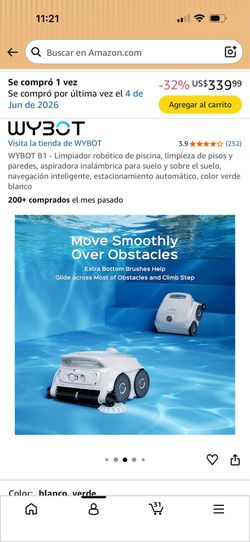 Robot inalámbrico piscina