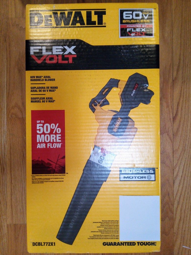 DeWalt 60V Flex Volt 600 CFM Blower