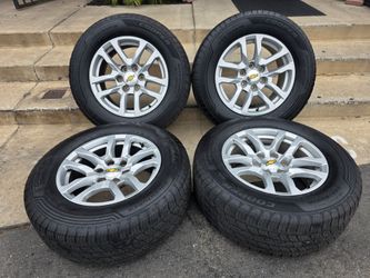 18" Chevy Silverado OEM rims/ General tires
