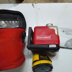 Strait-Line and laser straight laser levels. With instructions and carrying bag