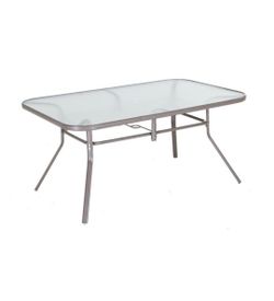 New in box Outdoor Patio Dining Table Glass Top